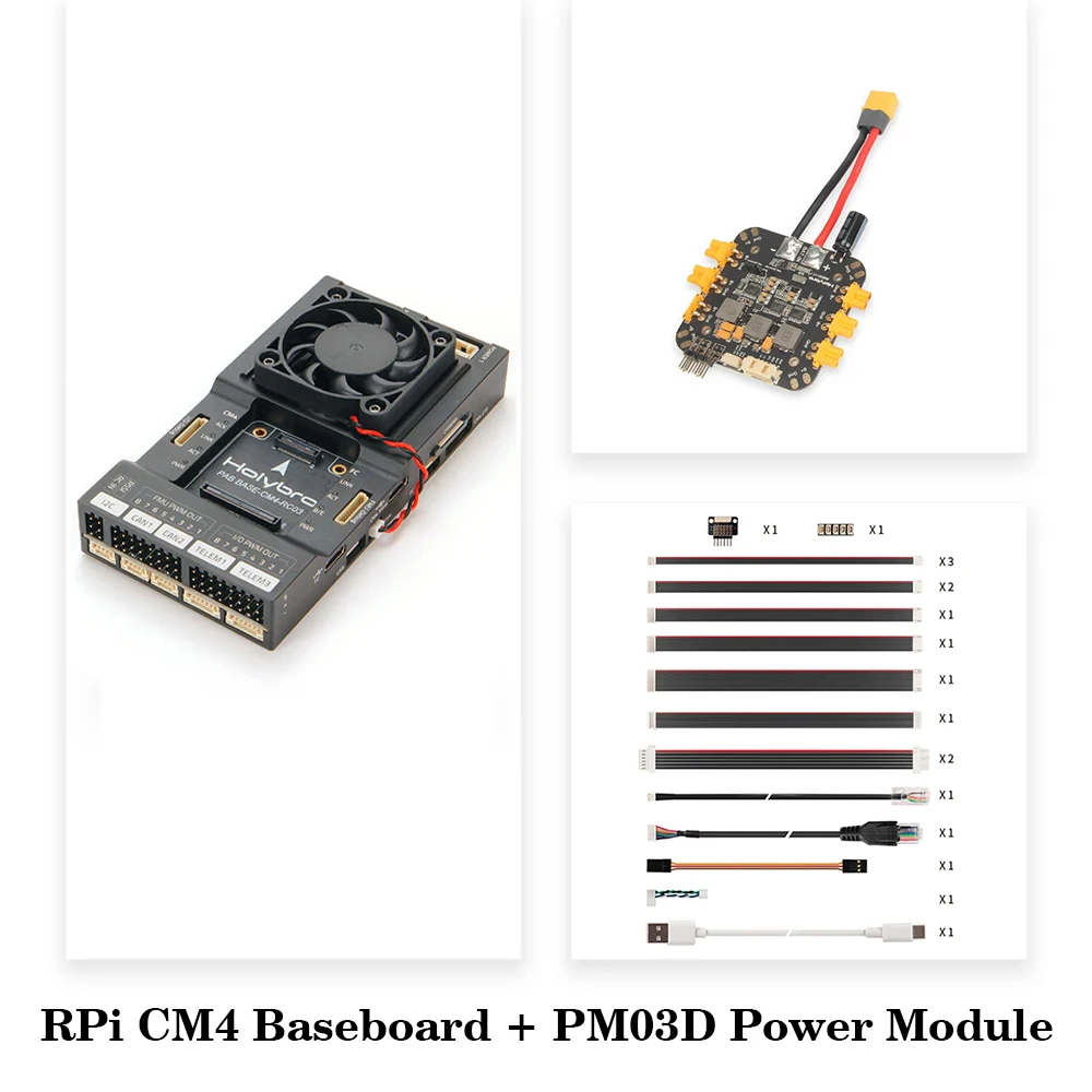 Carte mère Holybro Pixhawk RPi CM4 PM03D/PM30D pour drone FPV RC