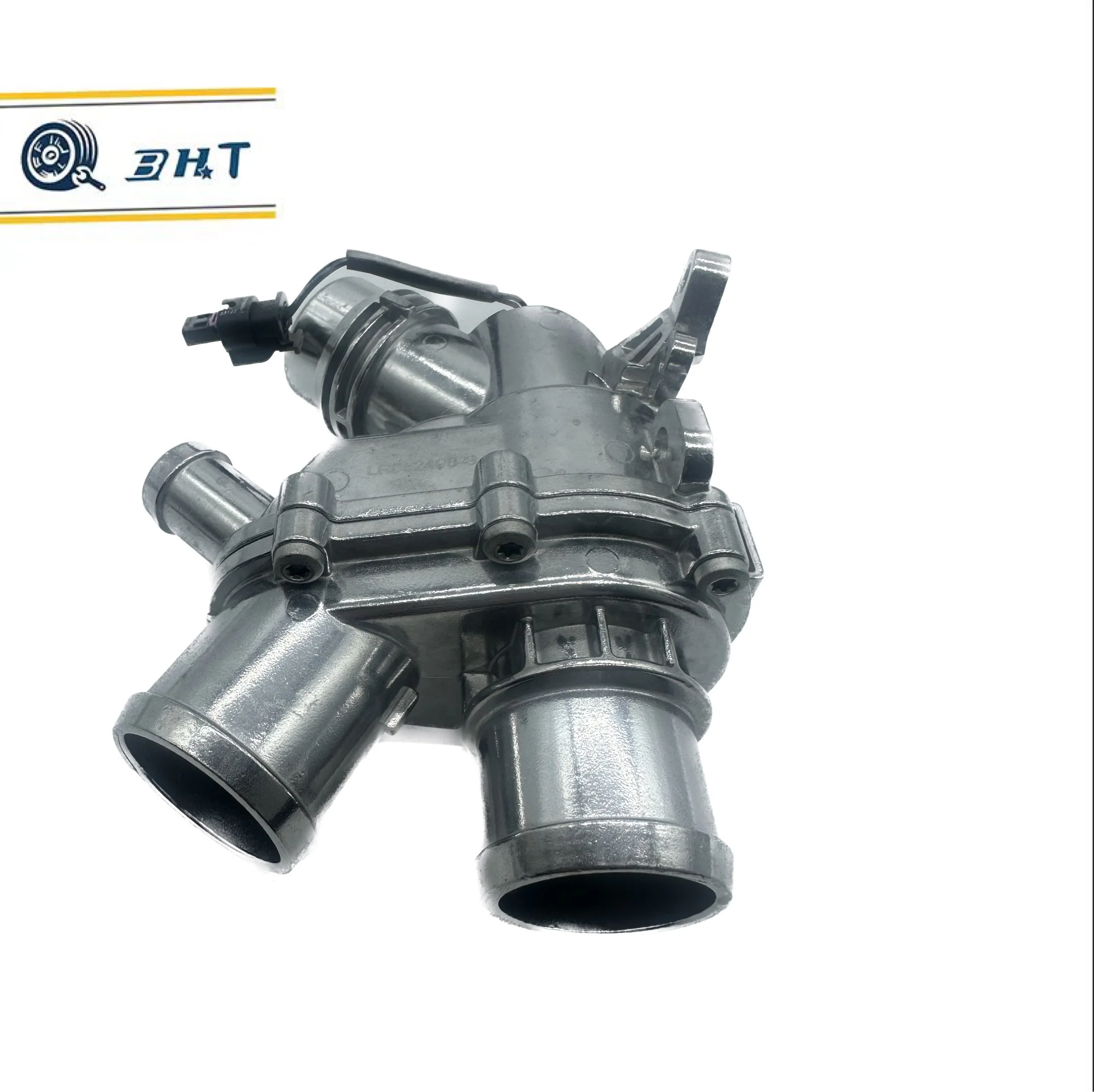 Aluminum Thermostat Housing Assy For Jaguar XF XJ F-Type F-Pace Land Rover LR4 OEMLR117568/AJ814048/LR107288/LR095895/LR069809