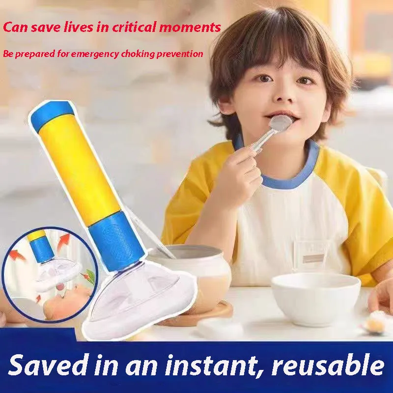 Automatic first aid asphyxiation rescue device portable asphyxiation emergency device for home travel CPR for adults and chil