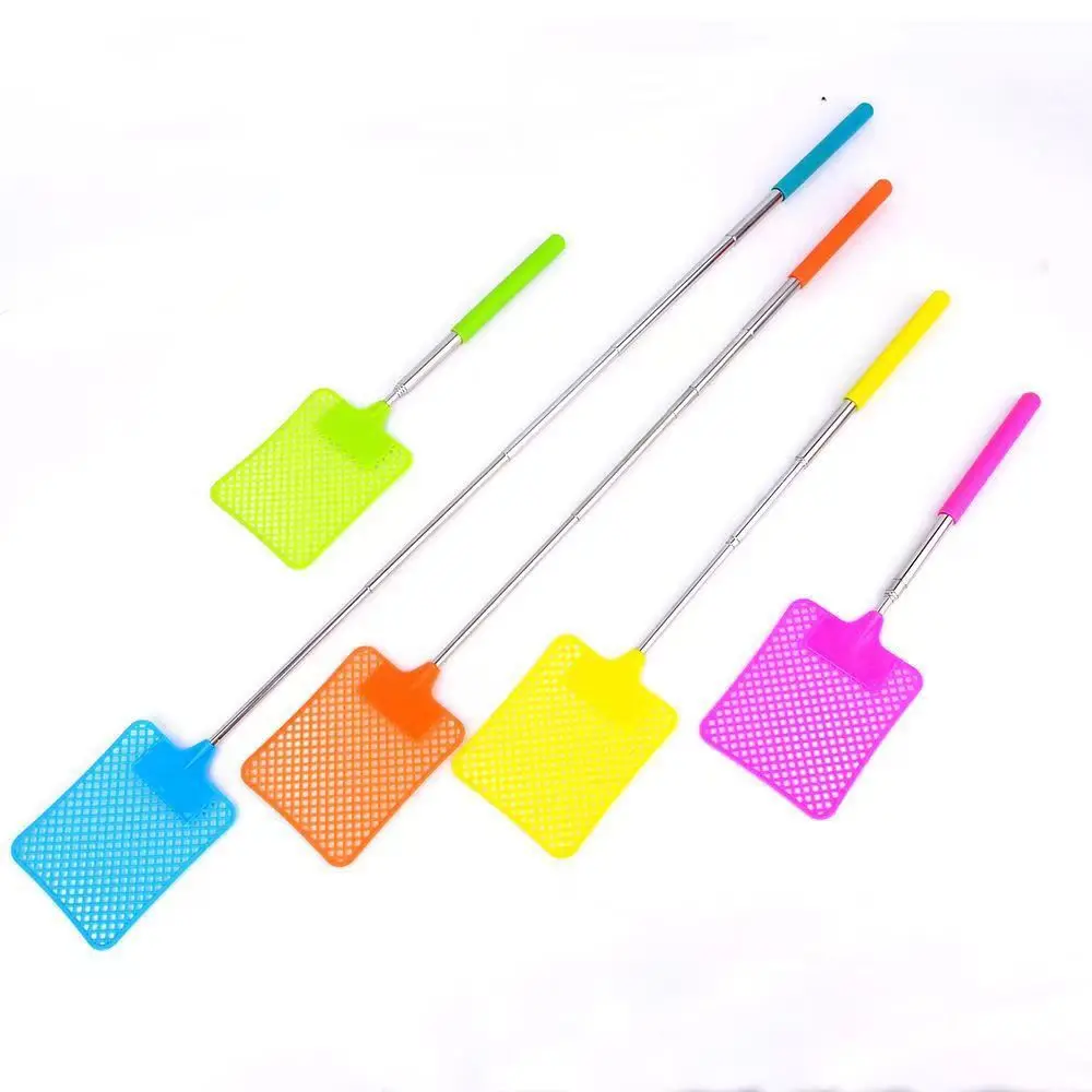 Creative Fly Swatter Mosquito Swatter Stainless Steel Expansion Design Fly Repellent Supplies 1 Pack