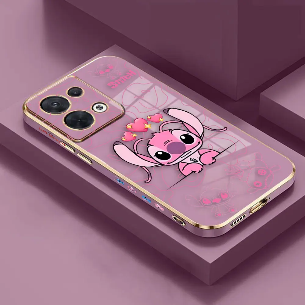 thumbnail image 1 of Smooth E-TPU Phone Case Infinix NOTE 30 12 G96 12I 11 10 10I SMART 5 6 7 8 ZERO 20 X 5G PRO Case Anime Lilo Stitch Angel Couple, 1 of 5