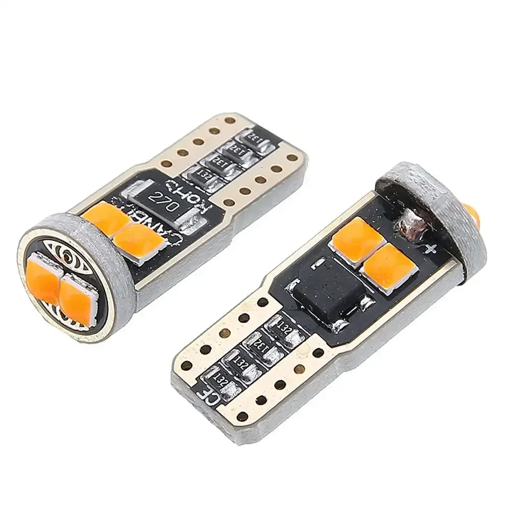 LED Car Interior Lights - Bright White 6SMD Canbus Bulbs (Pack of 2/10)