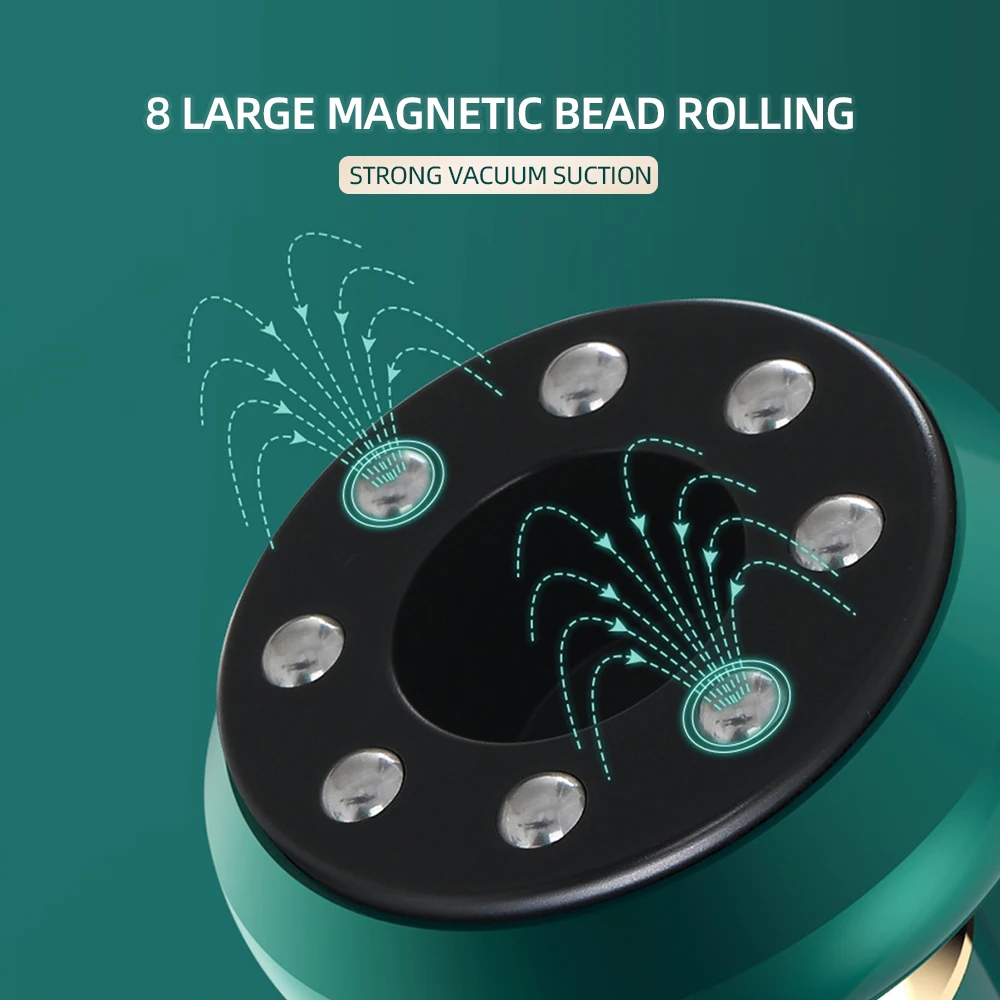 Electric Vacuum Cupping Massager Body Guasha Scraping Massager Fat Burning Slimming Physiotherapy Hot Compress Fatigue Relief