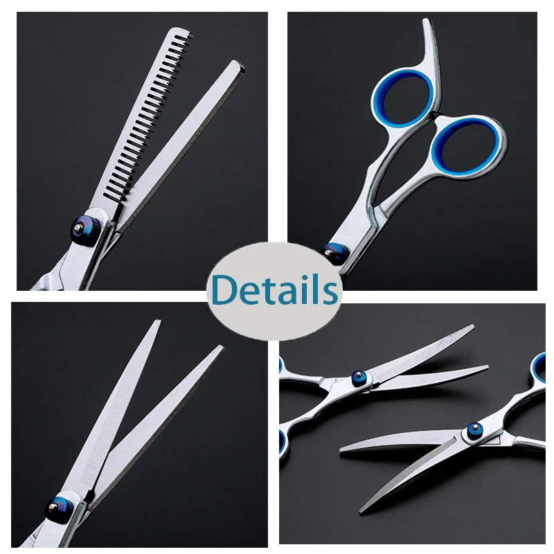 Dog Grooming Scissors Dog Grooming Scissors Kit 4Size Pet Grooming Scissor Professional Hairdressing Scissors For Dogs Sharp Thinning / Curved Scissors Dog Grooming Beauty Tool