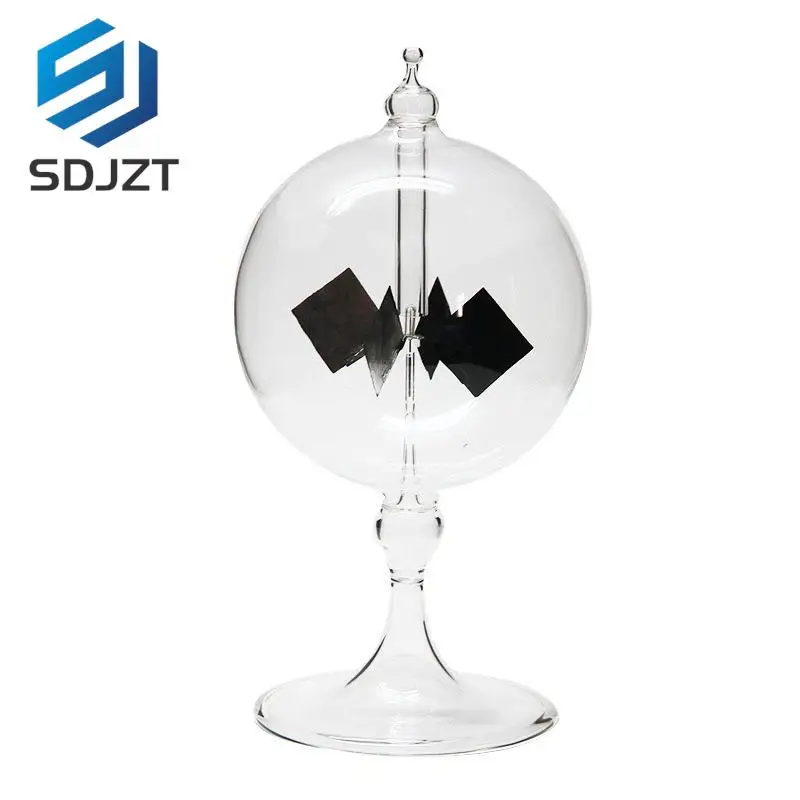 

Hot sale 14*7.5cm Solar Power Crookes radiometer light pressure windmill bolometer