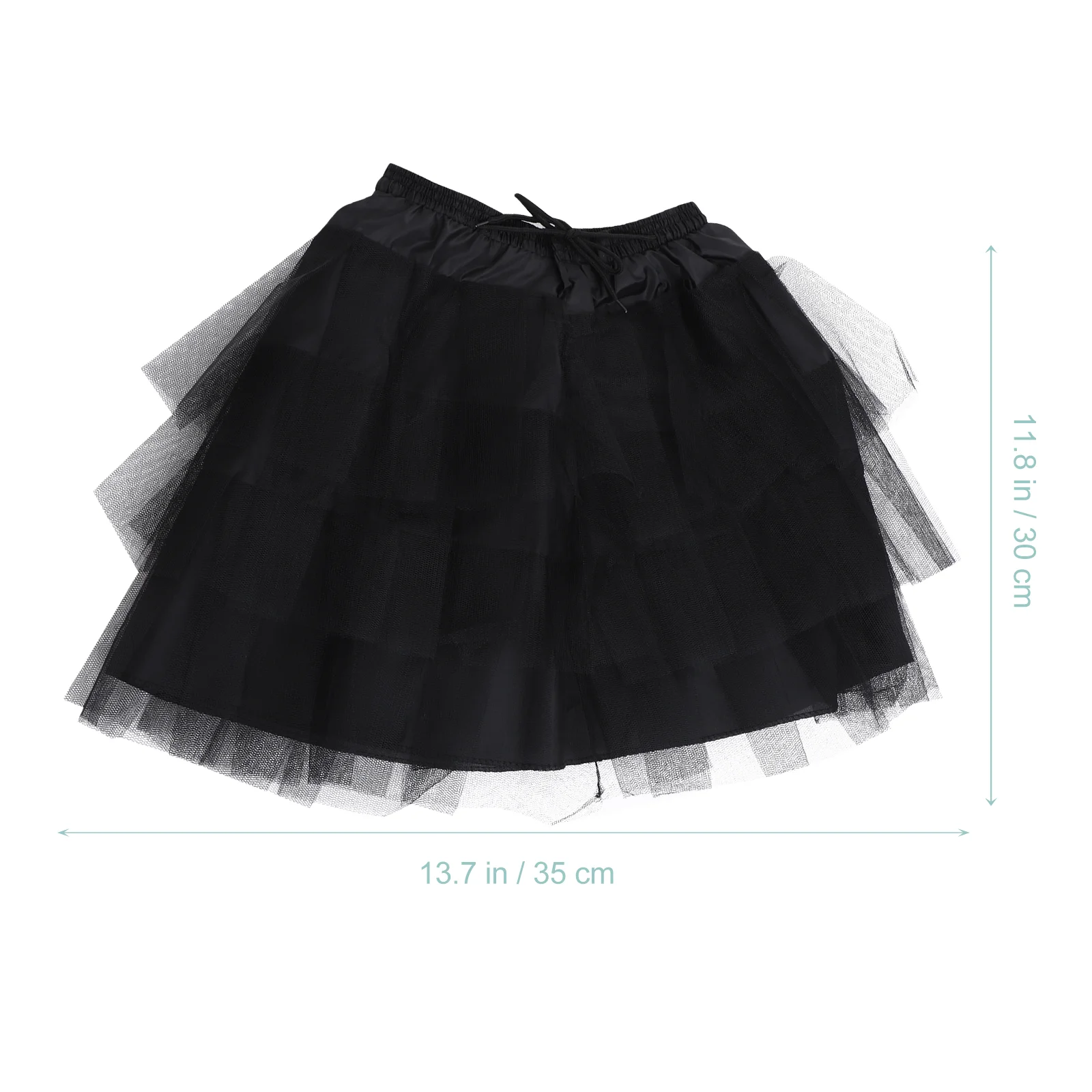 Wedding Dress Skirt Underskirt Cosplay Petticoat Women's Skirts Short