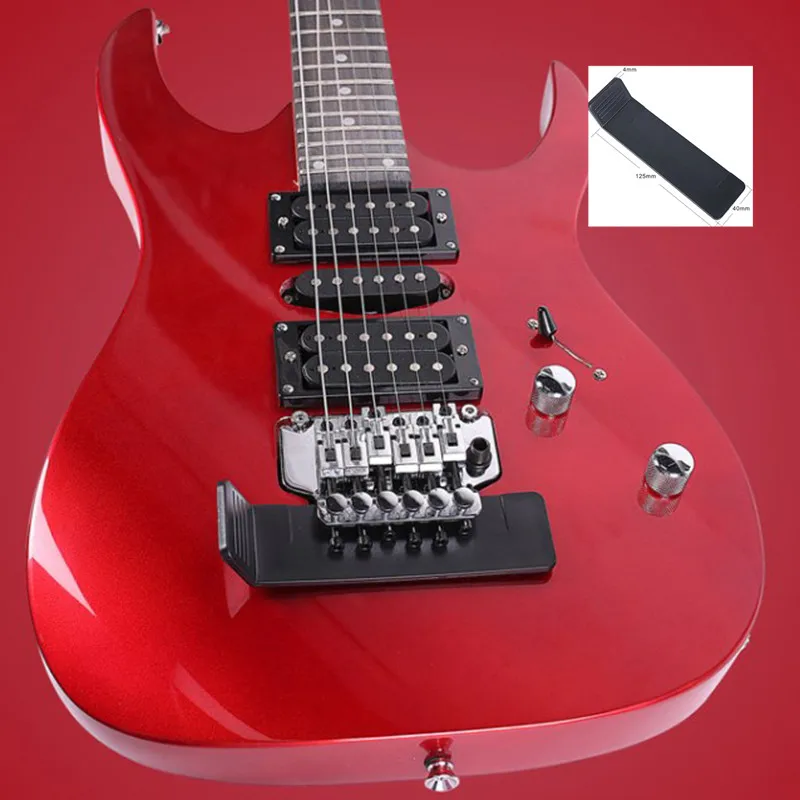 

1 шт., черная гитара, плавающий мост тремоло для поднятия гитарных мостов для легкой регулировки и настройки для более быстрой аналогичности