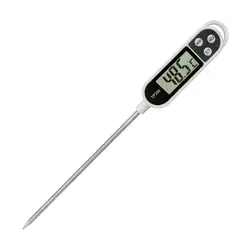 Digital Kitchen Food Thermometer for Accurate Cooking and Grilling (White)