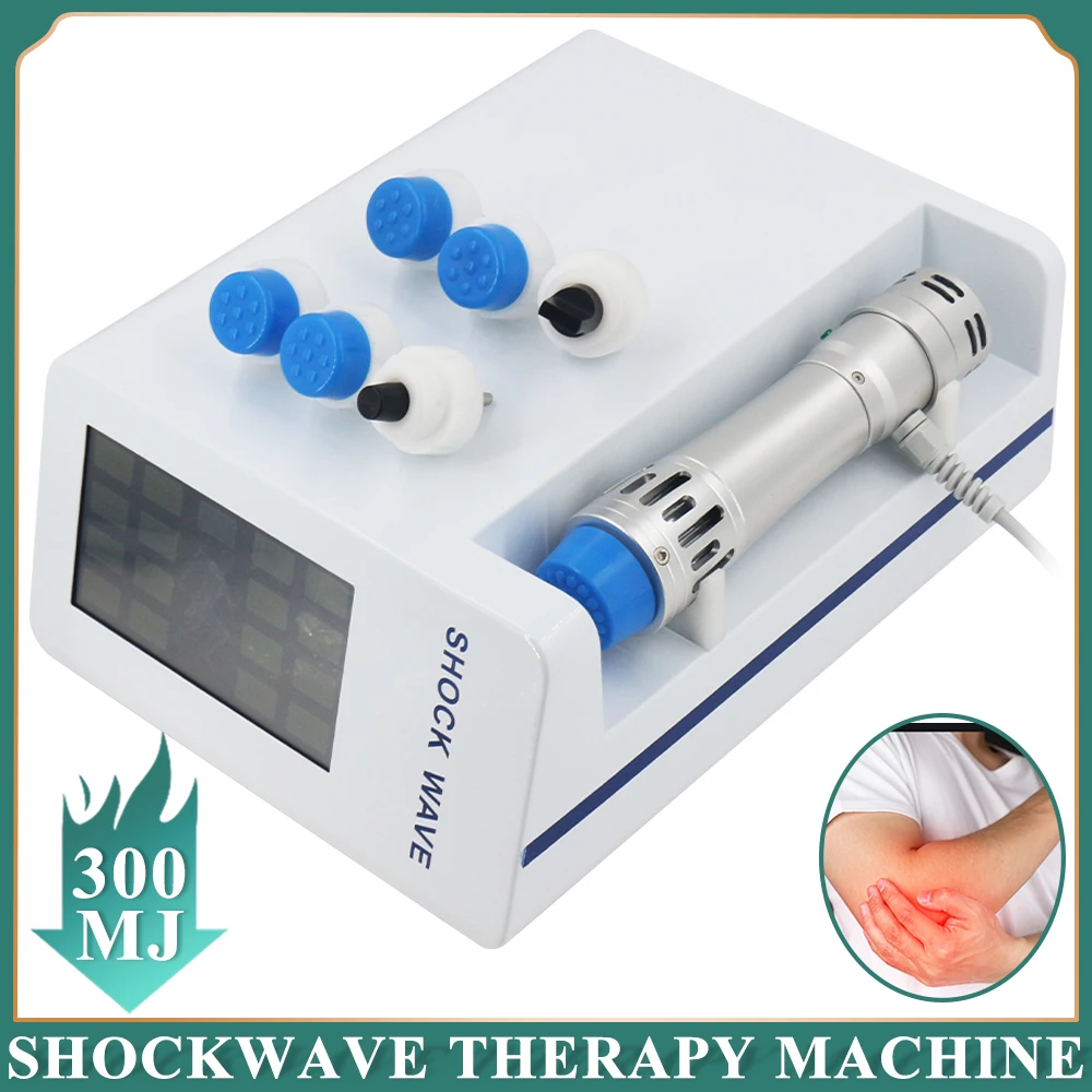 

Shockwave Therapy Machine For ED Treatment Massage Gun Pain Removal Body Relaxation Massager 300MJ Professional Shock Wave New