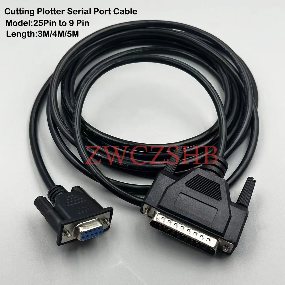 Cutting Plotter Graphtec Serial Port Cable Line 25pin to 9pin Line For ...