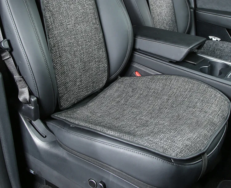 For Tesla Model 3/Y/3+ Model Y Juniper 2025 Flax Seat Pad Cover Comfortable Non-