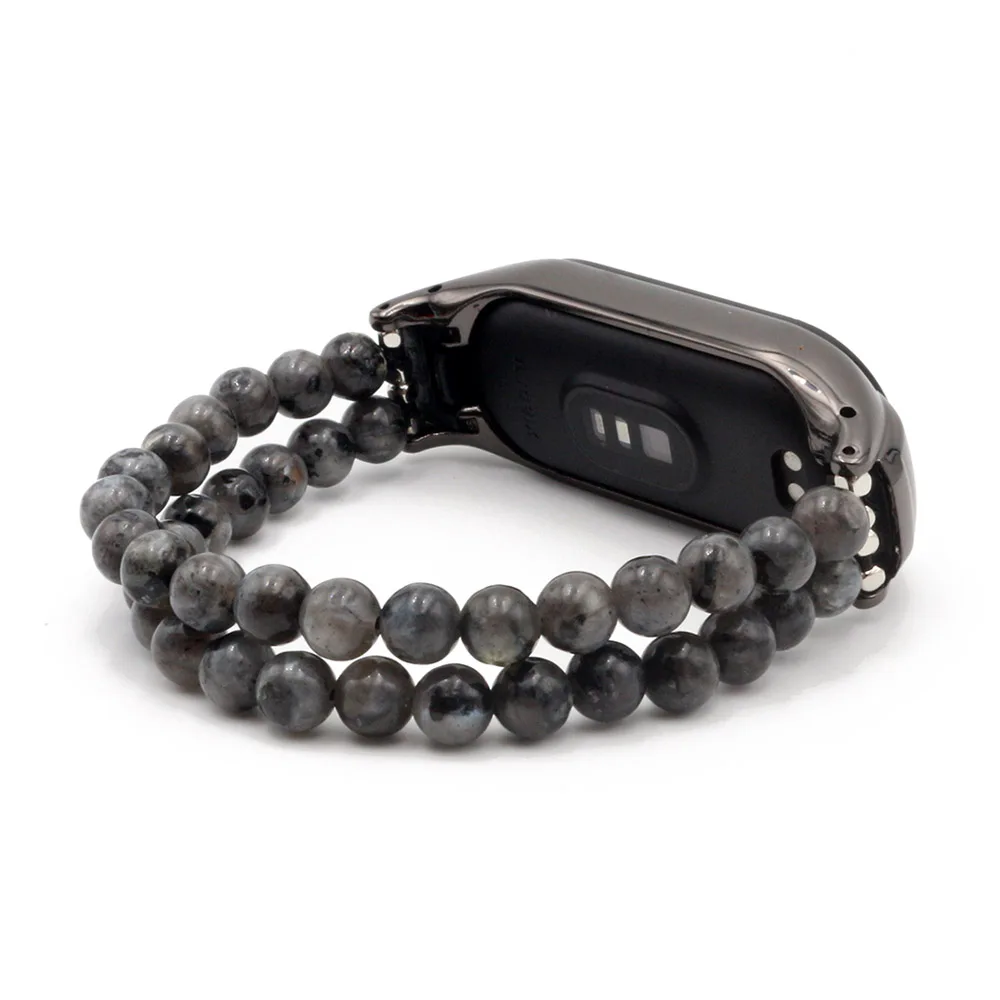 Elegant Agate Bead Elastic Fashion Watch Band