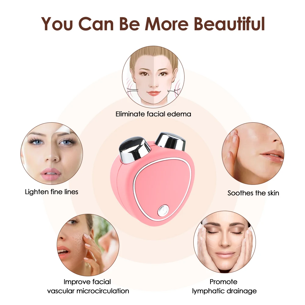 S851dc21f84d44756a1cce19bfc923c12b Electric Face Lifting Beauty Device Microcurrent Vibration Double Chin Removal Machine LED Photon Therapy Face Slimming Massager
