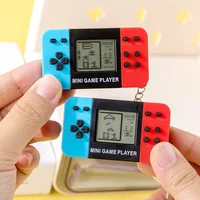 Handheld electronic game console handheld toy classic nostalgic Tetris game keychain small pendant 4