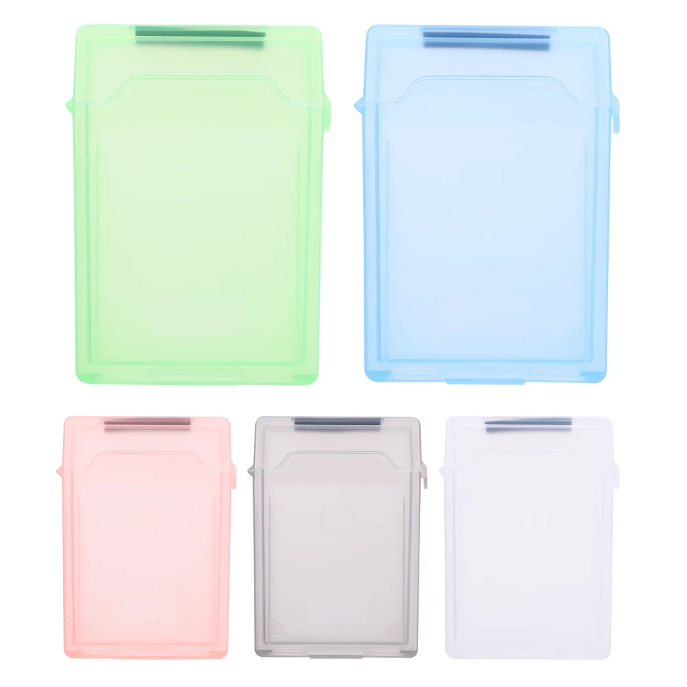 2.5 in HDD SSD Protective Case Shockproof 2.5 Inch Hard Drive Storage Case Plastic Anti-static Protection Storage Box Dustproof