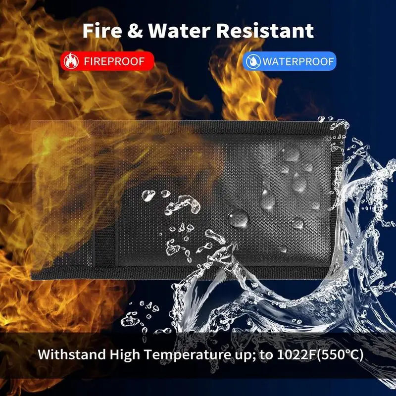 Keys Signal Blocker Multi-functional Anti-Radiation Shielding Protector Fireproof Signal Blocking Keys Pouch Outdoor Blocker Bag