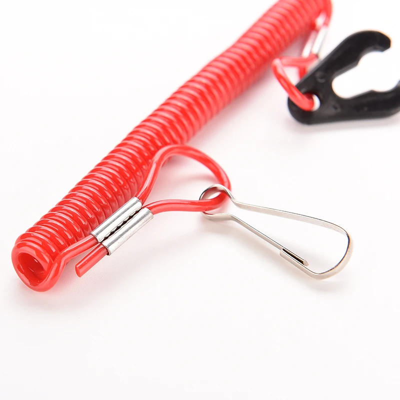 1pcs/lot Boat Motor Kill Stop Switch Safety Tether Lanyard Outboard Engine Flameout Rope Tohatsu Outboard Engine Parts
