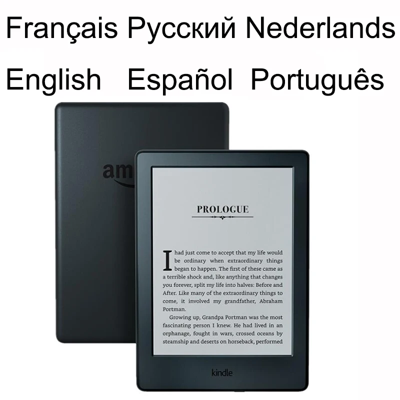 Ebook Reader Original Kindle 8th Kindle 6th Registerable E-Book Kindle6 Touch Screen Ebook Without Backlight E-ink 6inch Ink Screen