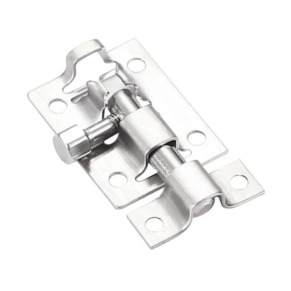 1.5 Inch Stainless Steel Thickened Door Latch Sliding Lock Bolt Latch Hasp Staple Gate Safety Lock Bedroom with Screws door latch