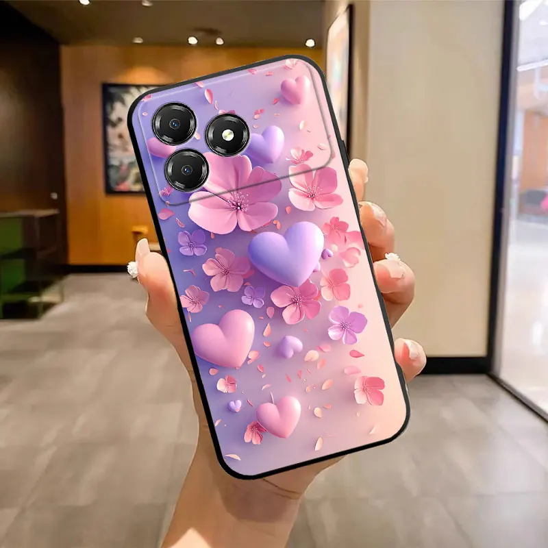 Butterfly Marble Print Silicone Soft Phone Case with Bumper Protection