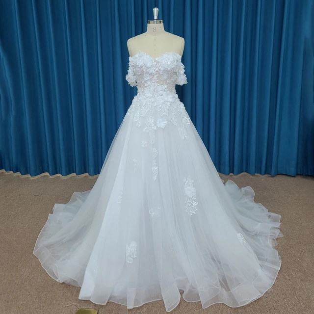 Novelty Flash Sale Dresses For Women 2024 A-line Spaghetti Straps Court Train Wedding Gowns Zipper Vestido De Noiva LSSM003 3