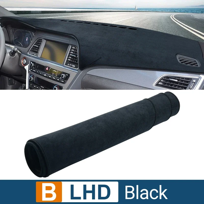 thumbnail image 1 of Cubierta para salpicadero de coche, accesorio antideslizante para Hyundai Sonata LF 2015, 2016, 2017, 2018, 1 of 5