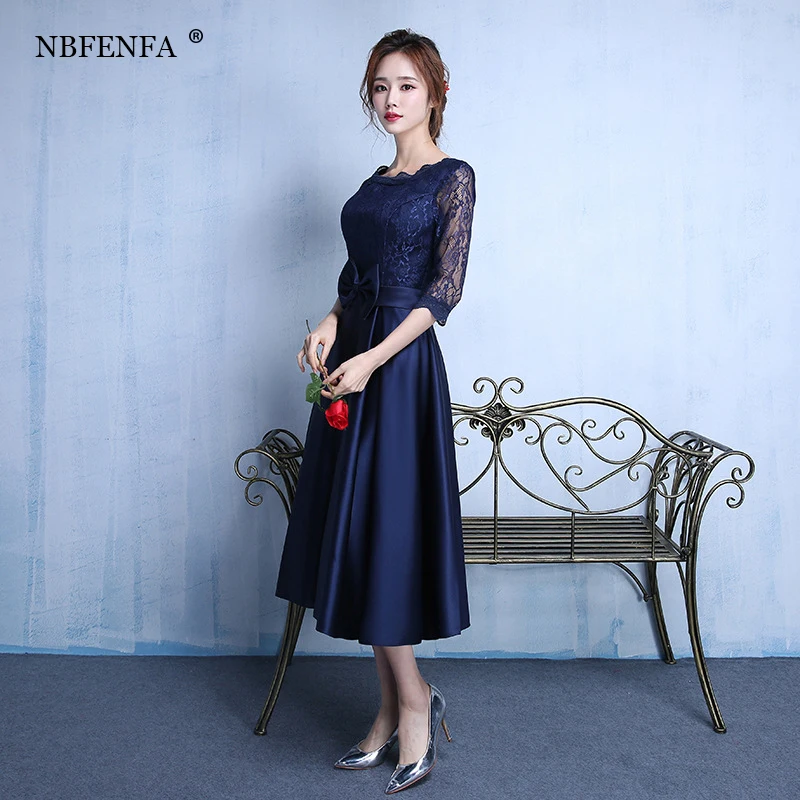 

Elegant Bridesmaid Dresses for Women Long Sleeve Tulle Appliques Wedding Banquet GownTemperament Ladies Prom Evening Dresses