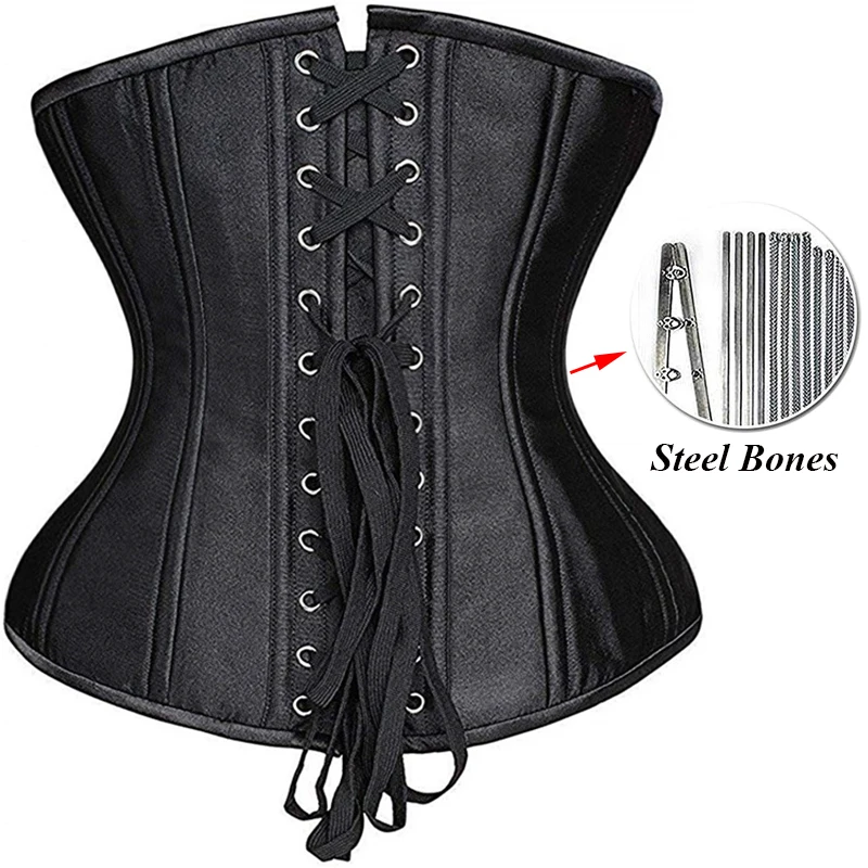Long Torso Corset Heavy Duty Hourglass Waist Corset Underbust Slimming Modeling Strap Shapewear Women Gothic Corselet Steampunk