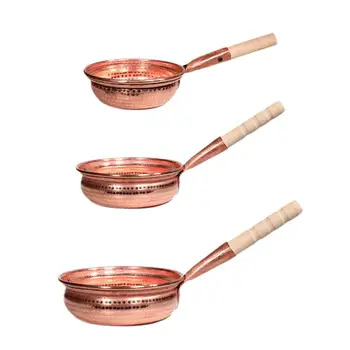 Copper Pot Copper Cookware Kitchen Supplies Noodle Pot without Lid Ergonomic