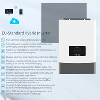 Système solaire de bonne qualité, 5kw, 8kw, 10kw, 12kw, 15kw, 20kw, système solaire hybride complet avec batterie et panneau inverseur pour usage domestique 3