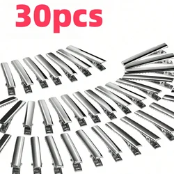 Versatile Silver Alligator Clips for Crafts and Everyday Use (30pcs)