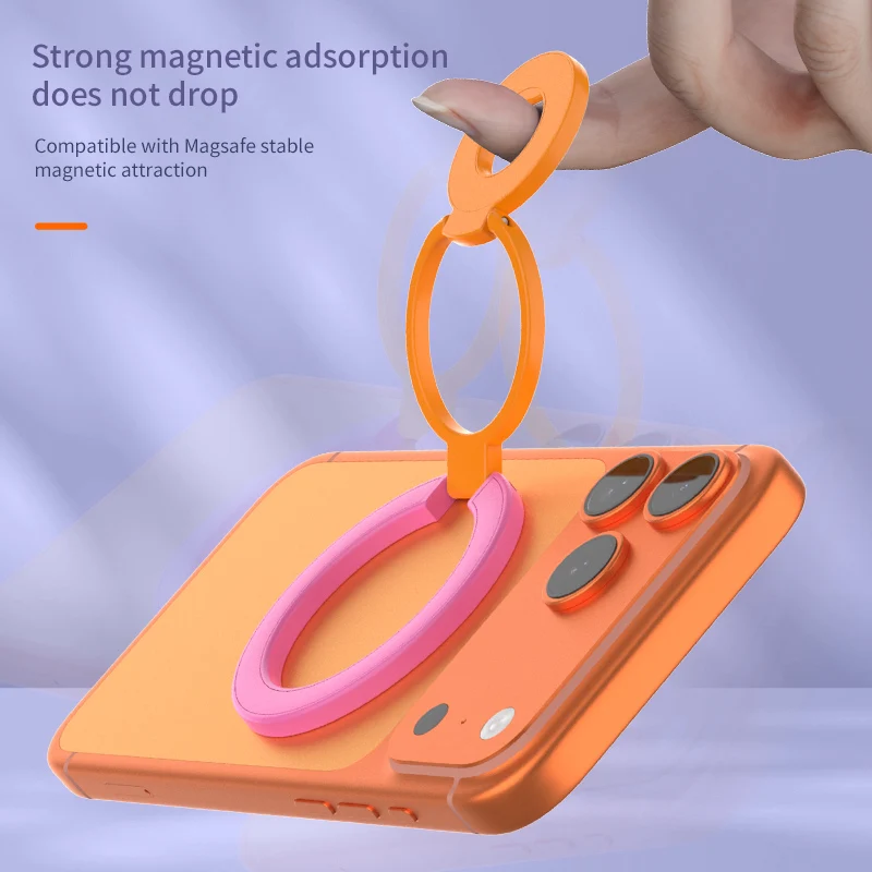 Vibrant Double-Sided Magnetic Holder for Mobile Accessories and Photographic Equipment