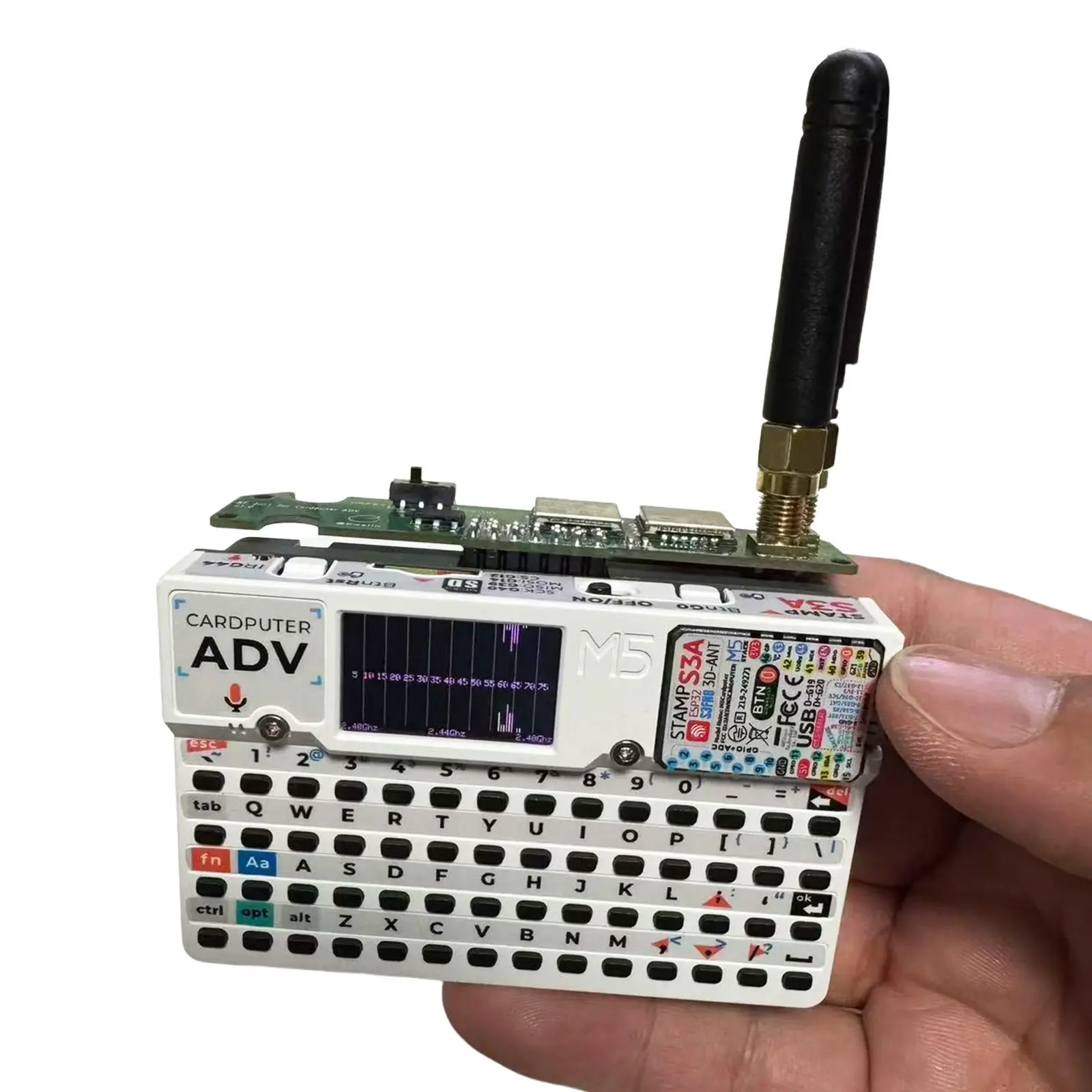 CC1101 & NRF24 2-in-1 ADV RF Testing Module for M5Stack Cardputer SubGHz Transceiver & 2.4G Jammer Works with Bruce Firmware