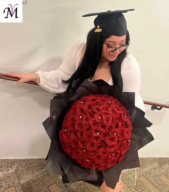 Mother's/Valentine's Day 30/50 pcs 7cm Glitter artificial flower rose girl friend wife DIY bouquet gifts for wedding Birthday 3