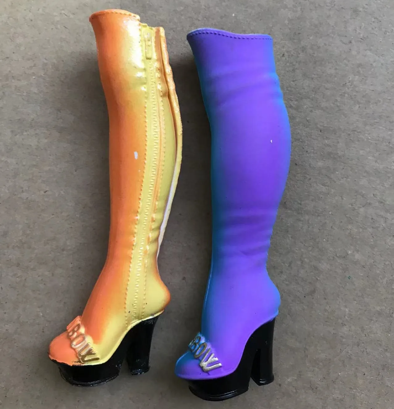 Rainbow Doll Shoes High Heels Sandals Personality Doll Boots 1/6 Decors Accessories doll shoes