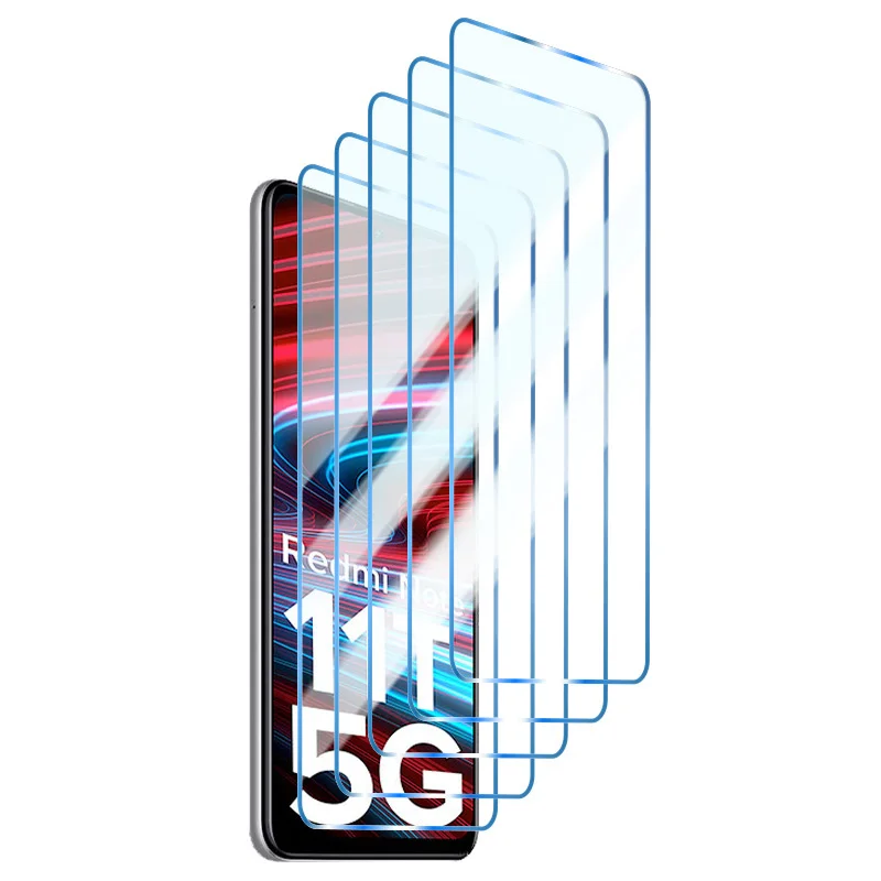 5Pcs Tempered Glass For Xiaomi Redmi Note 5 Plus Note 5 Pro Screen Protector Redmi 7 7A 8 9 9A 9AT 9C 9T 10 10C Front Film