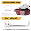 2pcs/6pcs Floating Sneaker Shelves Wall Mounted Shoe Display Stand Transparent Acrylic Shoe Rack For Bedroom Living Room Storage 4