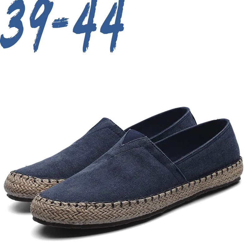 2022 spring and autumn highquality espadrilles shoes men's flat canvas