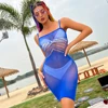 Sexy Ruffle Short Club Dress Ladies 2024 Autumn Green Bodycon Dresses For Women Party Tight Mini Dress Clubwear 2