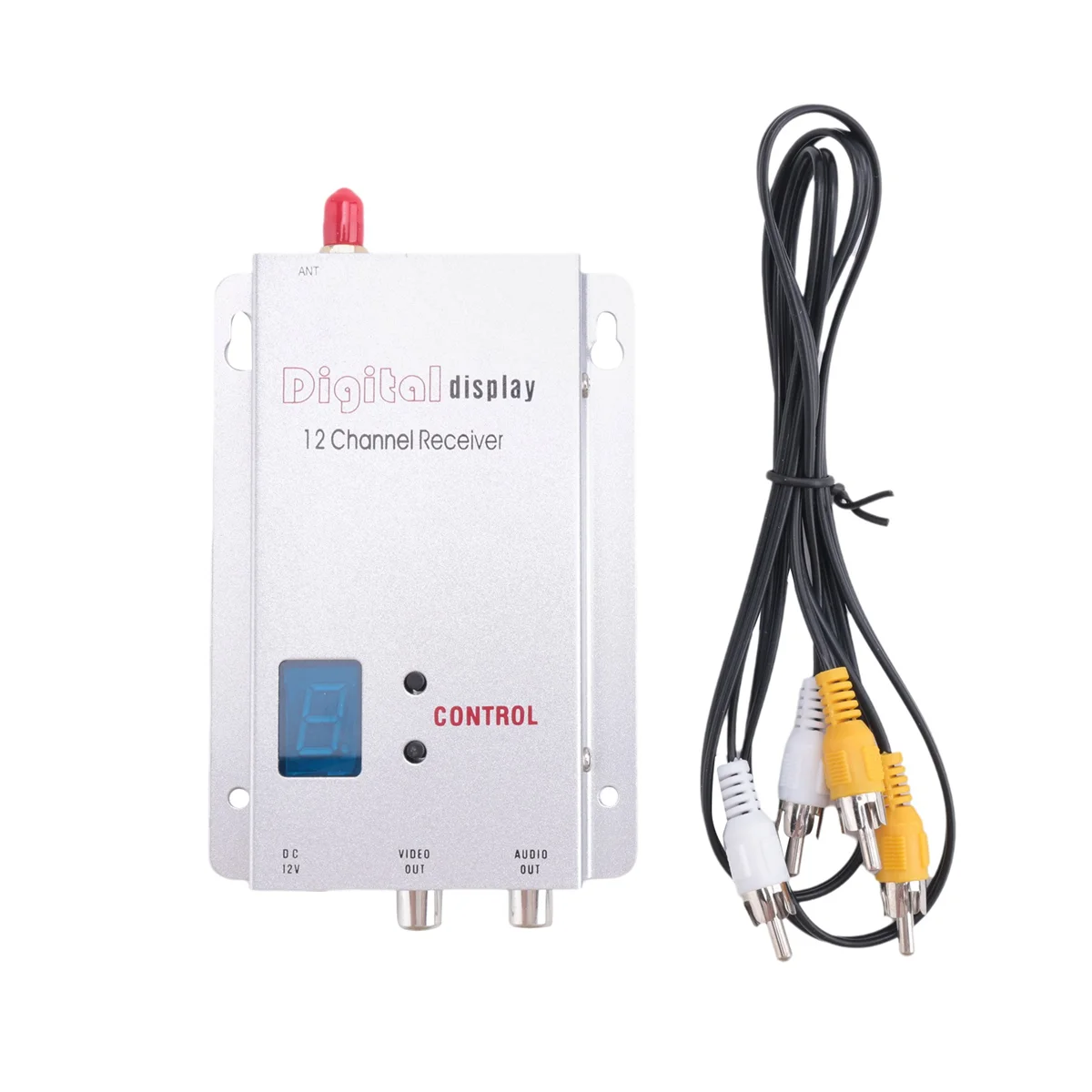 Récepteur FPV 1.2G 1.3G VRX 12CH numérique pour drone RC longue portée avec antennes