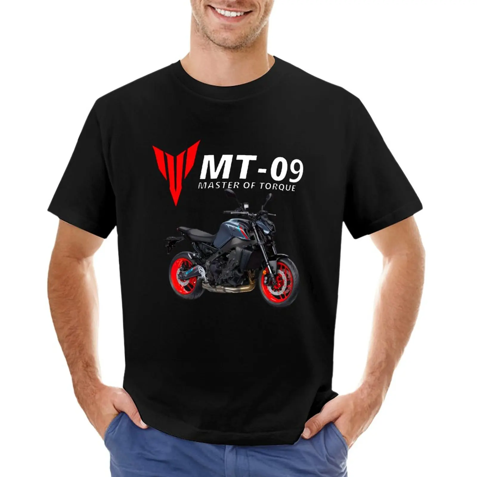 

MT-09 Motorcycle T-Shirt aesthetic clothes summer tops quick drying T-shirts for men cotton