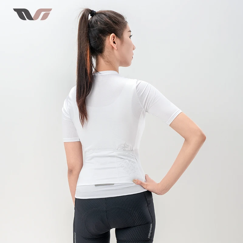 Female Cycling Jersey Spring Summer Short Sleeves Bicycle Jersey Elastic Breathable Shirt Women Cycling Clothing ROCKBROS TVI