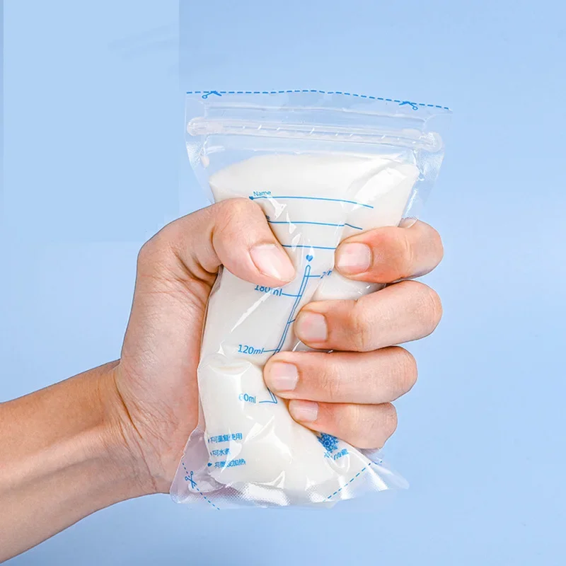 250ML Milk Freezer Bags Mother Milk Baby Food Storage Breast Storage Bag BPA Free Baby Safe Feeding Bags 10/20/30Pcs
