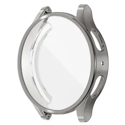 TPU Soft Cover Electroplated Protective Case - Watch7 44mm (Grey)