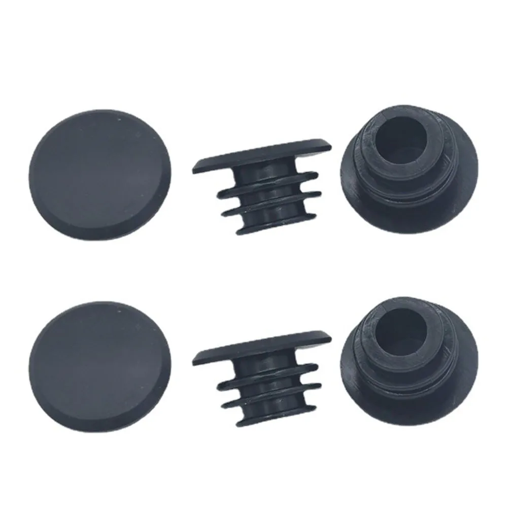 

Enhance Your Bike's Grip MTB Rubber Bike Handlebar End Plugs 6 Pack Easy Installation Suitable for Scooter Handlebars