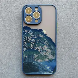 Japan Series Aesthetic Scenery Phone Case - iPhone 13 Mini (Blue RBFJ 1)