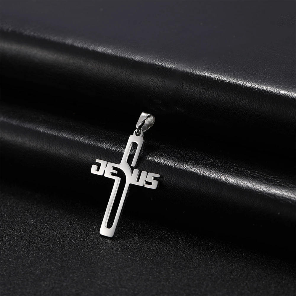 Wholesale Stainless Steel Tree-Shaped Cross Charms for Jewelry Making - Elegant Pendant Accessories