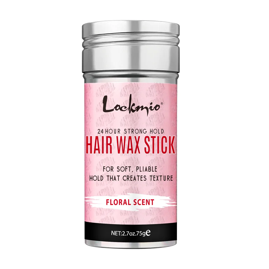 LOCKMIO Floral Scent Wax Stick Styling Smoothing Hair Pomade With Edge Control Brush Kit Anti-Frizz Flyaways For Natural Wigs 5
