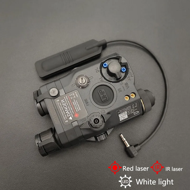 Airsoft Tactical PEQ15 IR Laser Indicator Red Green Dot/White LED Pointer Aiming Laser For 20mm Rail Outdoor Hunting Weapon