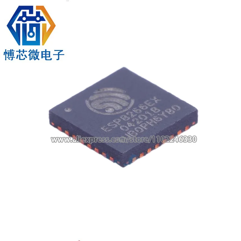 10 Pezzi Esp8266Ex Pacchetto Qfn-32-Ep(5X5) Chip Ricetrasmettitore Wireless